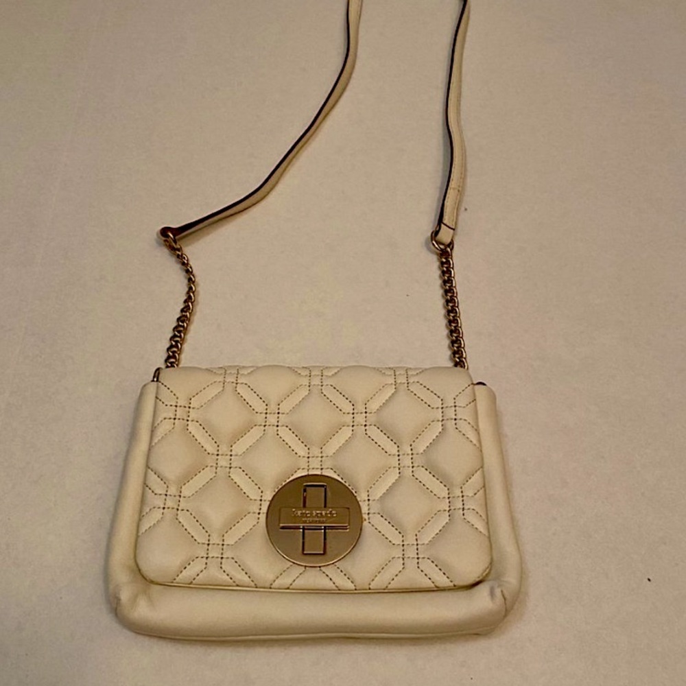 White Kate Spade Crossbody purse